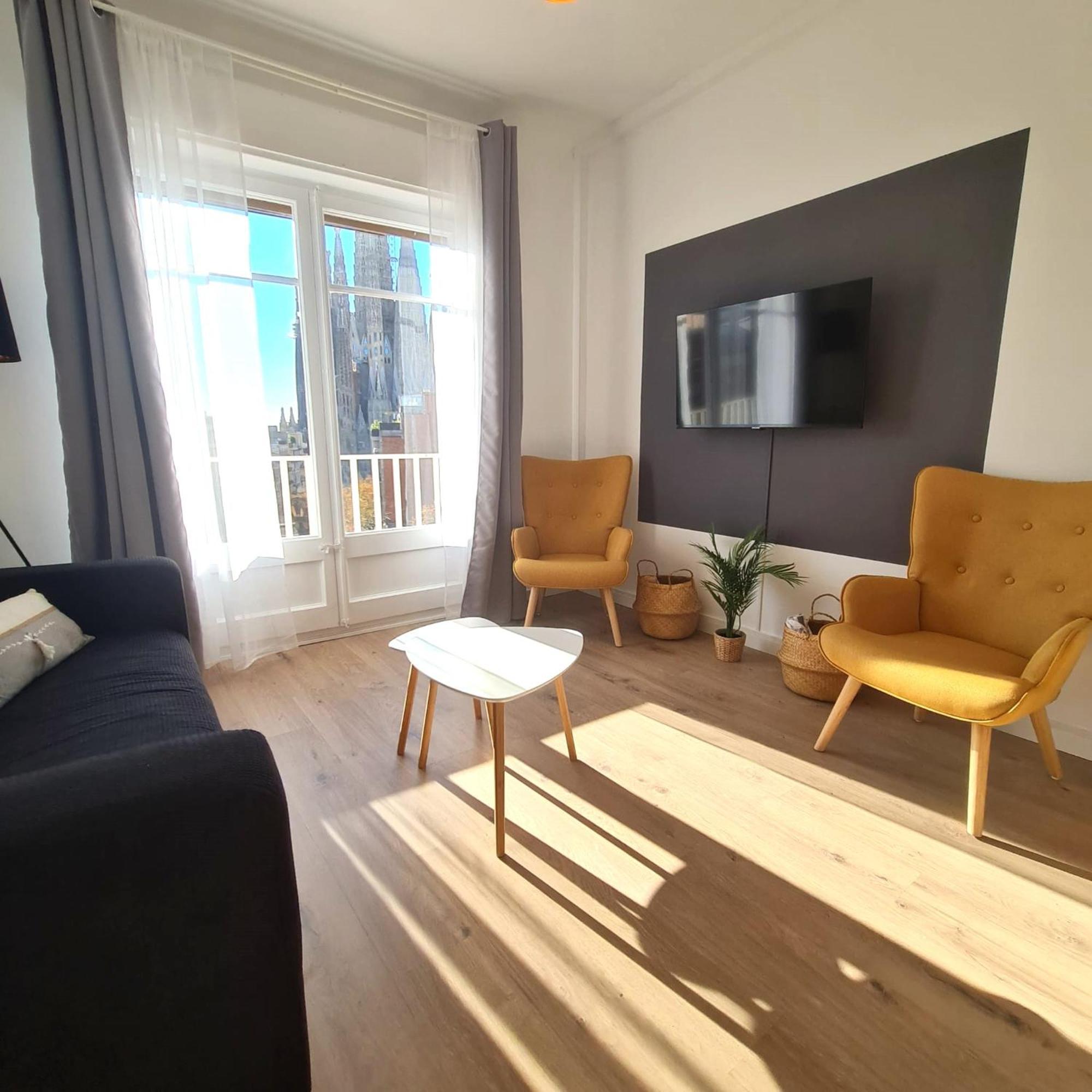 Appartement G74 Avenida Gaudi 4 Bedrooms With Balcony- Sagrada Familia Barcelona